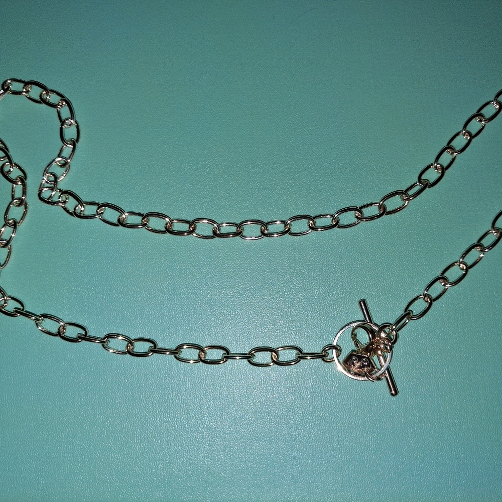 Origami Owl Silver Chain Necklace, Toggle, 19 Inches